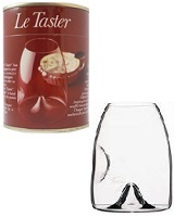 afbeelding wijnproefglas Le Taster Impitoyable met tube