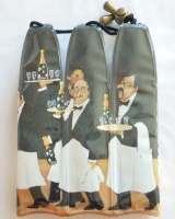 Champagne koelhoes met afbeelding Sommeliers van Guy Buffet