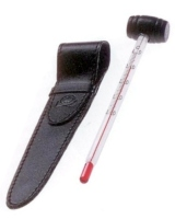 afbeelding vloeistof thermometer met hoesje
